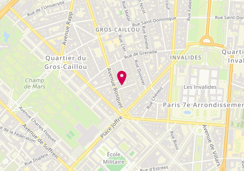 Plan de Michel Hélène, 26 Rue Bosquet, 75007 Paris
