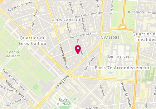 Plan de Le Club Gourmet, 51 Bis Rue Cler, 75007 Paris