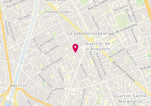 Plan de Ma'lucia, 54 Rue Basfroi, 75011 Paris