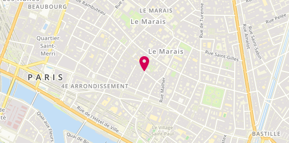 Plan de Boulangerie Murciano, 16 Rue des Rosiers, 75004 Paris