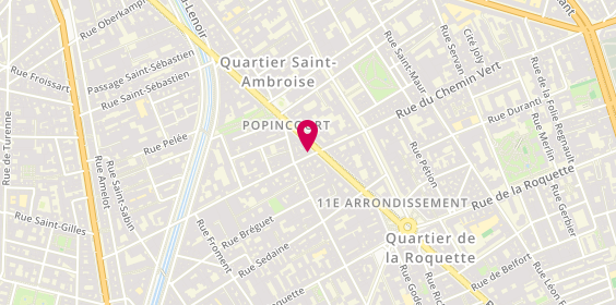 Plan de Project Sausage, 57 Rue du Chemin Vert, 75011 Paris