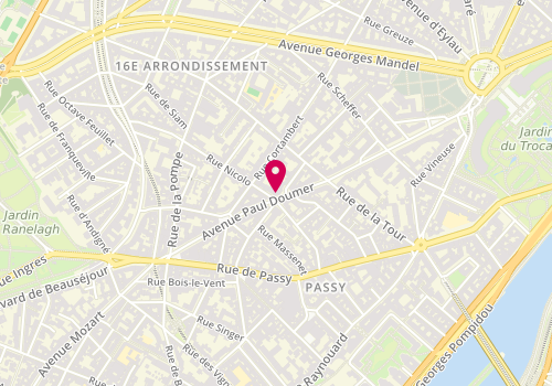 Plan de Mavrommátis, 70 avenue Paul Doumer, 75116 Paris