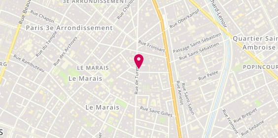 Plan de Yahalom, Rimone, 72 Rue de Turenne, 75003 Paris