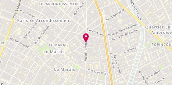 Plan de MISTRETTA Lara, Rue de Turenne, 75003 Paris