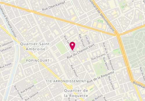 Plan de L'Atelier de LiLi, 39 Rue Saint-Maur, 75011 Paris