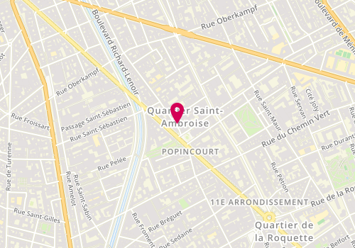 Plan de Charlicot, 6 Rue de la Folie Méricourt, 75011 Paris