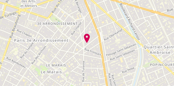 Plan de Hugo Gelb, 5 Rue Filles du Calvaire, 75003 Paris