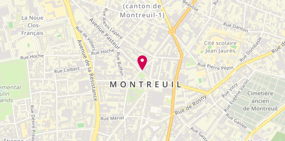 Plan de Rôtisserie de la Mairie, 8 avenue Pasteur, 93100 Montreuil