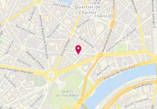 Plan de Nejma Traiteur, 19 Rue de Longchamp, 75116 Paris
