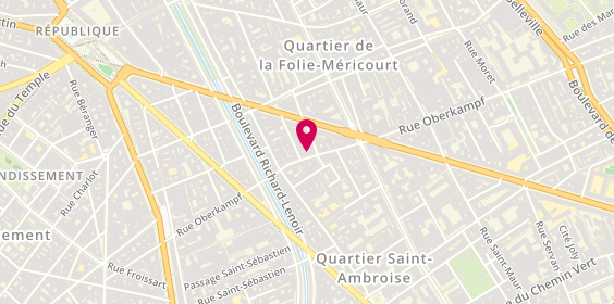 Plan de Affûté, 59 Rue Oberkampf, 75011 Paris
