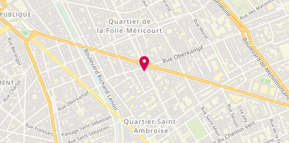 Plan de Bon Appétit, 79 Avenue Parmentier, 75011 Paris