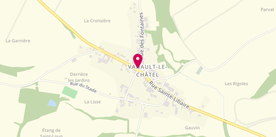 Plan de Le Sarment, 3 Pl. De la Mairie, 51330 Vanault-le-Châtel