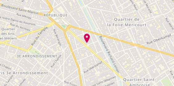 Plan de Boulangerie Blé d'Or, 23 Boulevard Voltaire, 75011 Paris