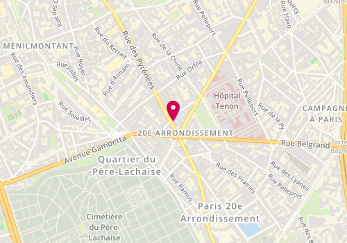 Plan de Maison Landemaine, 210 Rue des Pyrénées, 75020 Paris