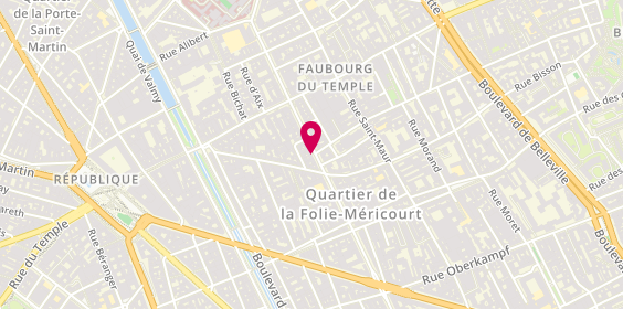 Plan de Boucherie Milo, 119 Avenue Parmentier, 75011 Paris