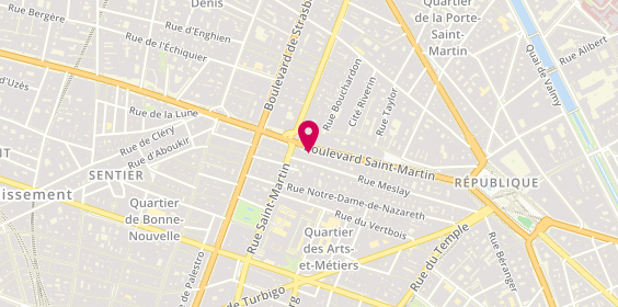 Plan de El Berdawni - Traiteur Libanais, 51 Boulevard Saint-Martin, 75010 Paris