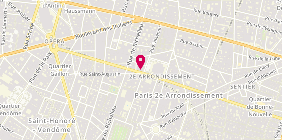 Plan de MORI's : Restaurant italien à emporter et en livraison, 2 Rue du 4 Septembre, 75002 Paris