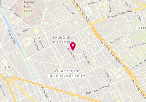 Plan de La Bagarre, 4 Rue de l'Orillon, 75011 Paris