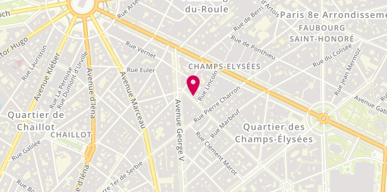 Plan de Amoré traiteur, 60 Rue François 1er, 75008 Paris