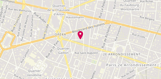 Plan de Restaurant Hyang-Ly, 3 Rue de Hanovre, 75002 Paris