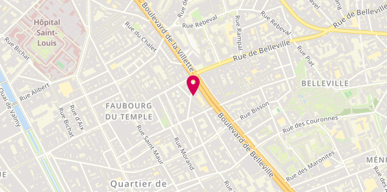 Plan de Dong Huong, 14 Rue Louis Bonnet, 75011 Paris