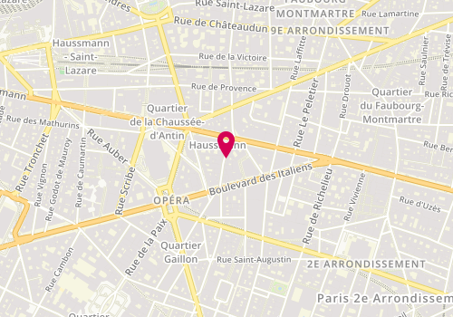 Plan de Tante Juliette Helder, 12 Rue du Helder, 75009 Paris