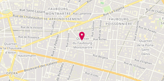 Plan de Chez Guy, 51 Rue Richer, 75009 Paris