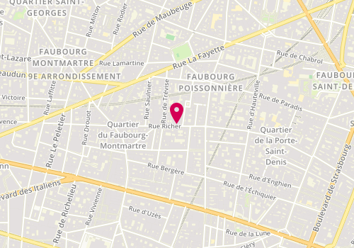 Plan de P.A.C.T Promotion Alimentaire Cachère et Tourisme, 20 Rue Richer, 75009 Paris