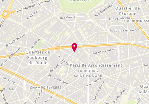Plan de Pasta Folies, 48 Rue de Berri, 75008 Paris
