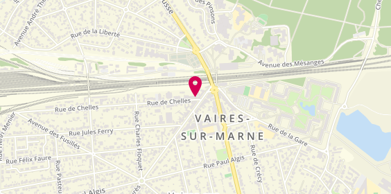 Plan de Les Saveurs du Pain, 2 Rue de Chelles, 77360 Vaires-sur-Marne