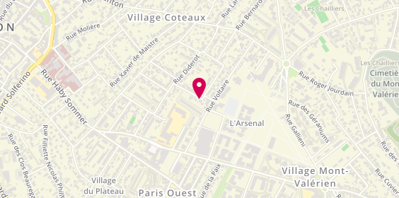 Plan de SAINSARD Richard, 73 Rue Emile Augier, 92500 Rueil-Malmaison