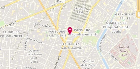 Plan de Schmid Traiteur, 76 Boulevard de Strasbourg, 75010 Paris