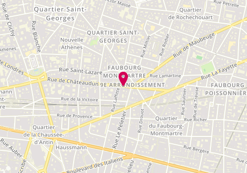 Plan de Yatai Ramen, 17 Rue de Châteaudun, 75009 Paris