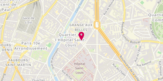 Plan de Coet Christophe, 4 Rue Ecluses Saint Martin, 75010 Paris