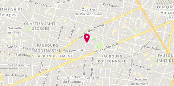 Plan de Les Anges Gourmands, 12 Rue Marguerite de Rochechouart, 75009 Paris
