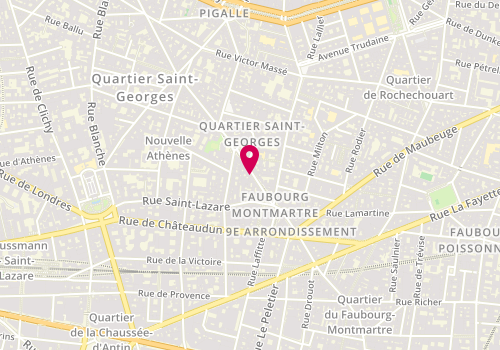 Plan de L'Etoile du Liban, 13 Rue N.D de Lorette, 75009 Paris