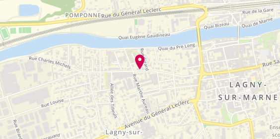 Plan de L'Éphémère, 44 avenue du Maréchal de Lattre de Tassigny, 77400 Lagny-sur-Marne