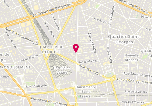 Plan de Yapoké, 35 Rue d'Amsterdam, 75008 Paris