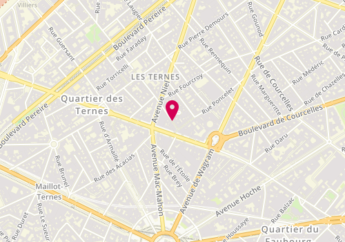 Plan de Daguerre Marée, 6 Rue Bayen, 75017 Paris