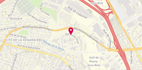 Plan de ELMALHOUF Samir, 17 Rue Lucien Piron, 93110 Rosny-sous-Bois