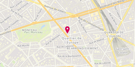Plan de Impérial Monceau, 74 Boulevard Malesherbes, 75008 Paris