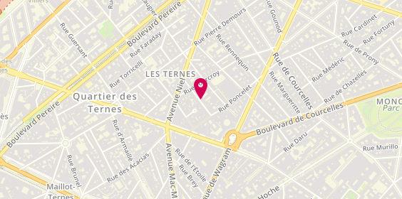 Plan de Atelier Gallus, 14 Rue Saussier-Leroy, 75017 Paris