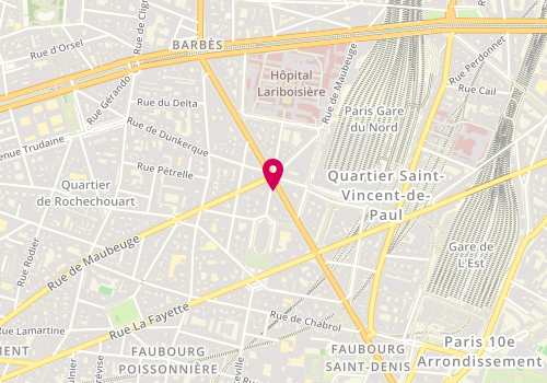 Plan de TORRINI Lorenzo, 123 Boulevard Magenta, 75010 Paris