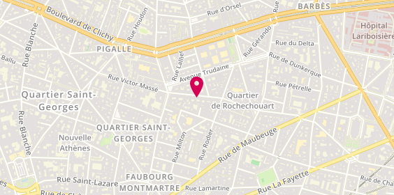 Plan de CHAZOTTES Bastien, 57 Rue Condorcet, 75009 Paris