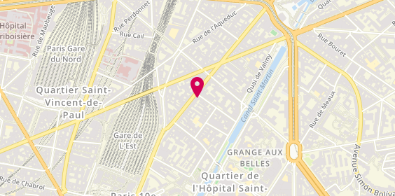 Plan de Boucherie Saint-Martin, 222 Rue du Faubourg Saint-Martin, 75010 Paris