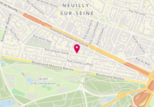 Plan de Valérie ABBOU Cuisine - L’oh à LABBOUche, 28 Rue Jacques Dulud, 92200 Neuilly-sur-Seine