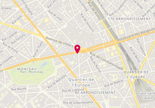 Plan de Lenôtre, 15 Boulevard de Courcelles, 75008 Paris