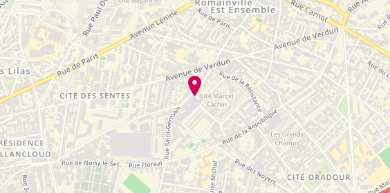 Plan de Dalesy Traiteur, 65 Rue Saint-Germain, 93230 Romainville
