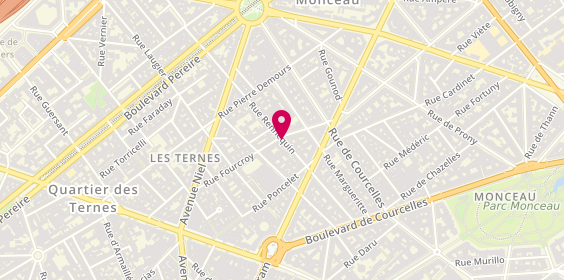 Plan de Vicky, 13 Rue Rennequin, 75017 Paris