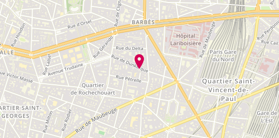 Plan de Art et Gourmandise Traiteur, 57 Rue de Dunkerque, 75009 Paris